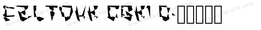 FZLTDHK GBK1 0字体转换